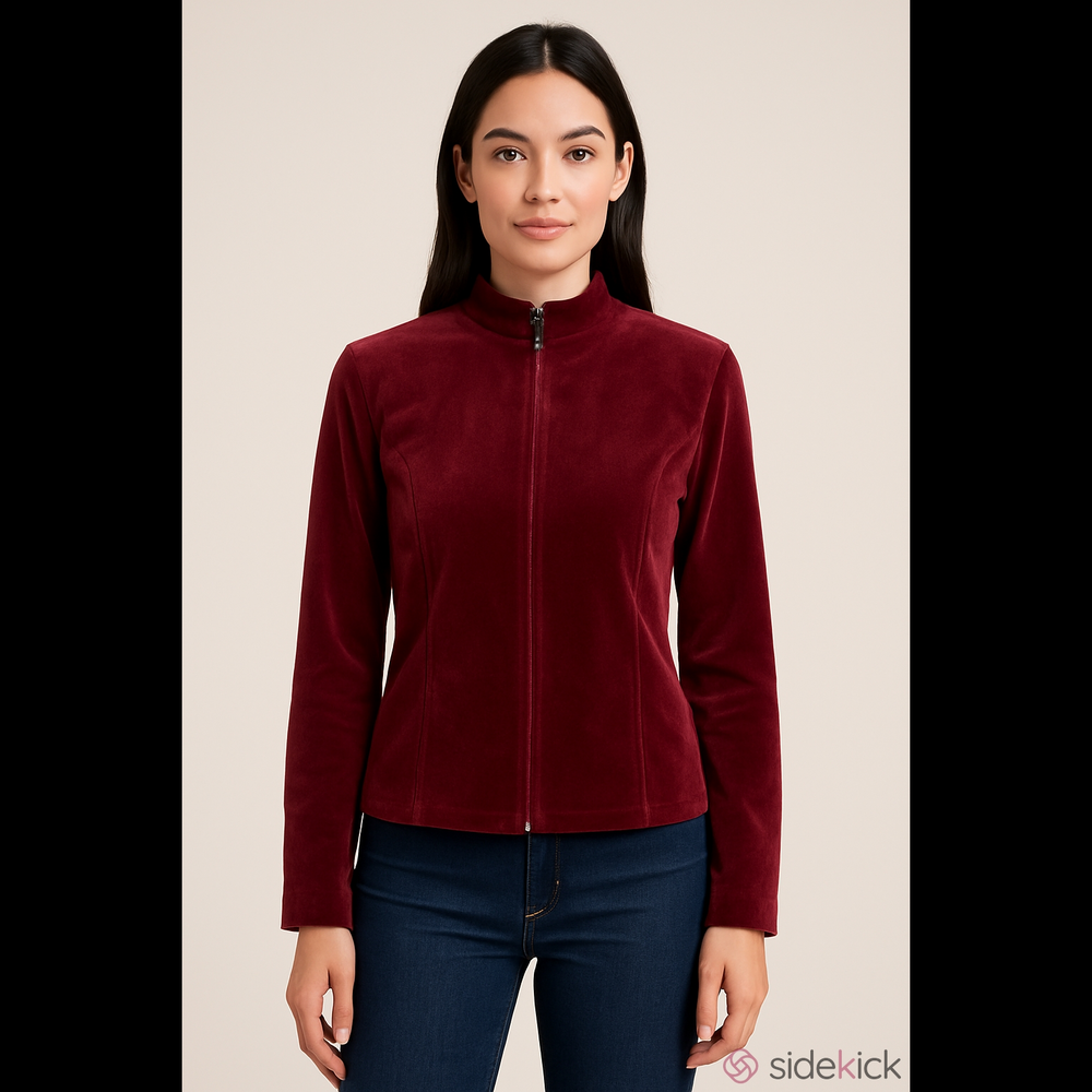 Talbots red cotton corduroy jacket SP